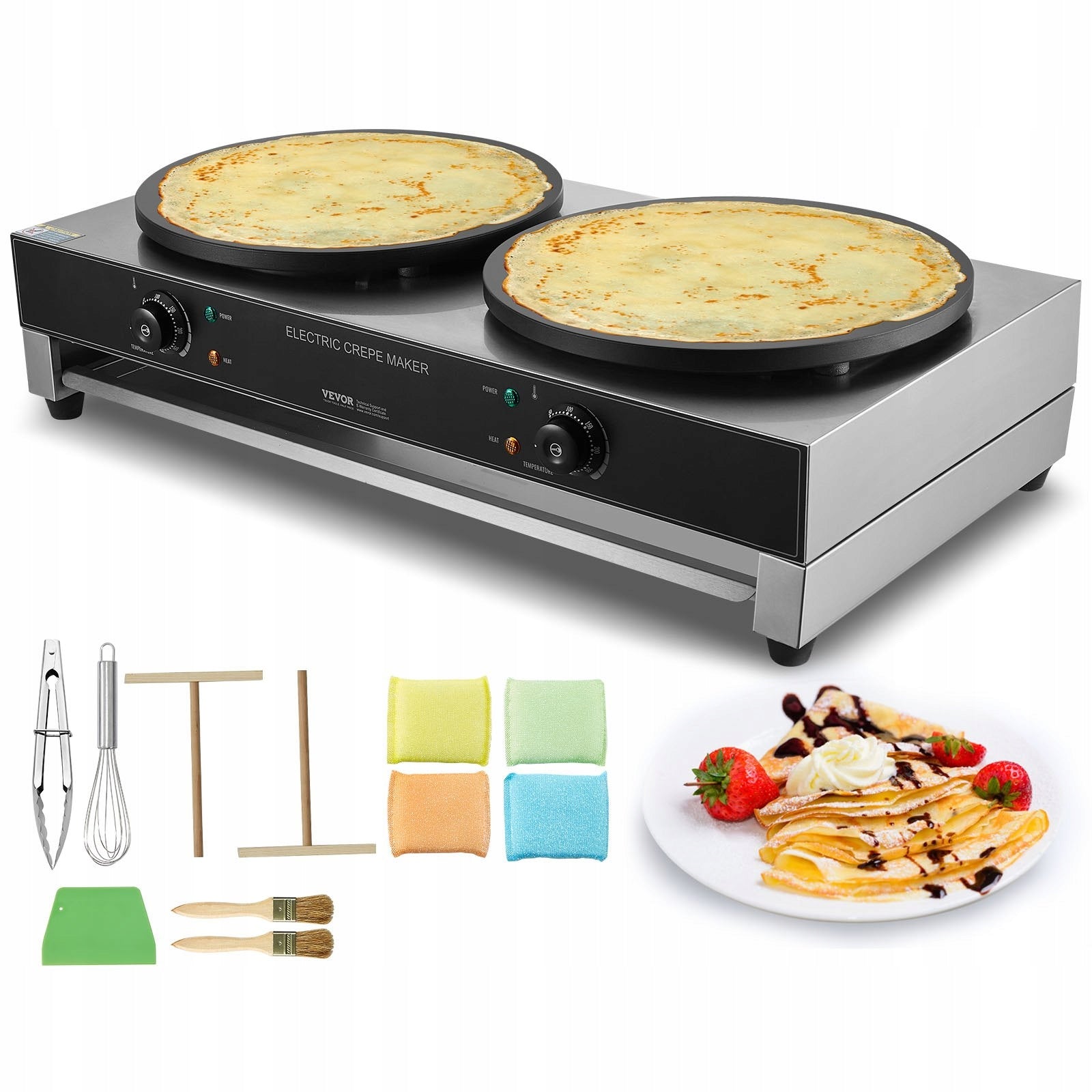 ELECTRIC GASTRONOMIC PANCAKE MAKER 3400 W