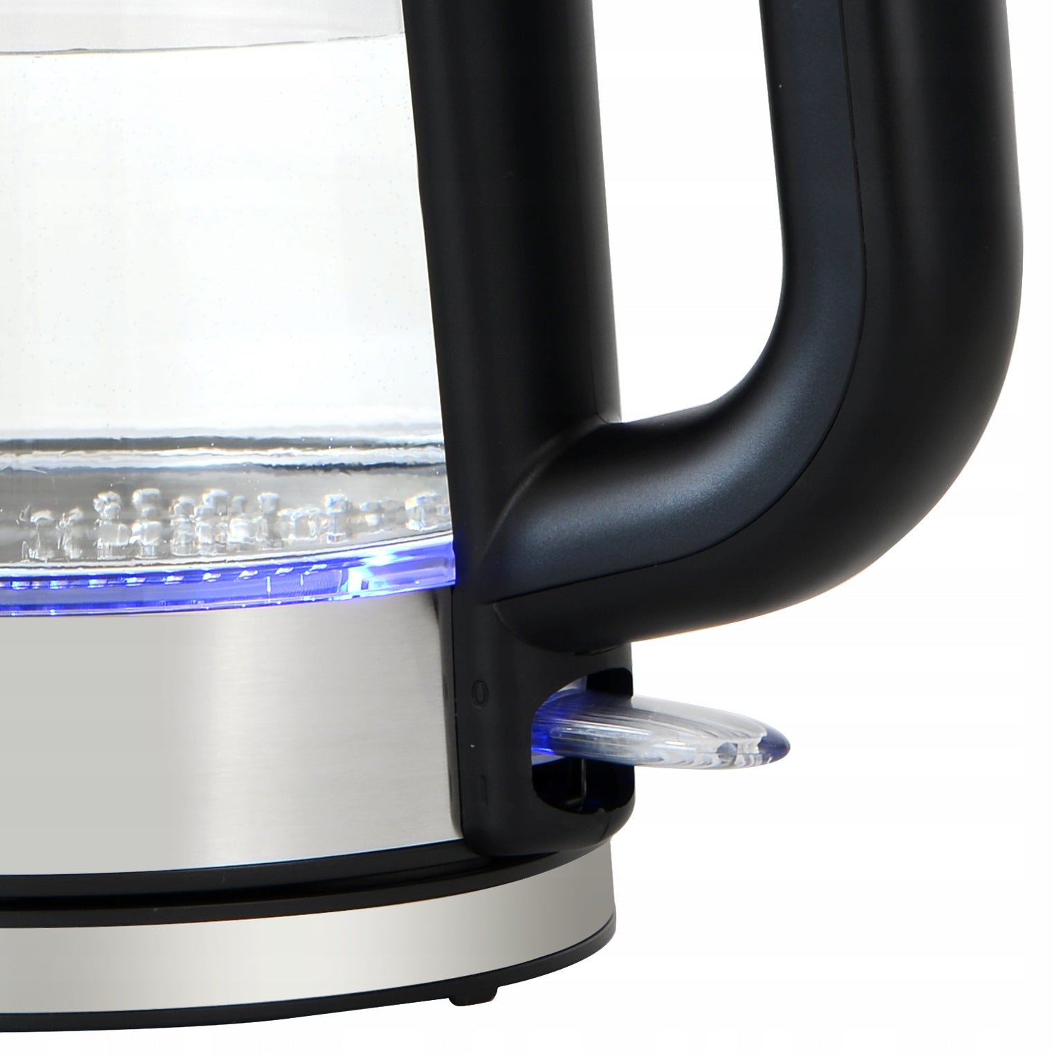 ELECTRIC GLASS KETTLE 2200W LED Steel 1,7L Powerful Quiet Wireless Manufacturer code Czajnik elektryczny bezprzewodowy LVGEK001