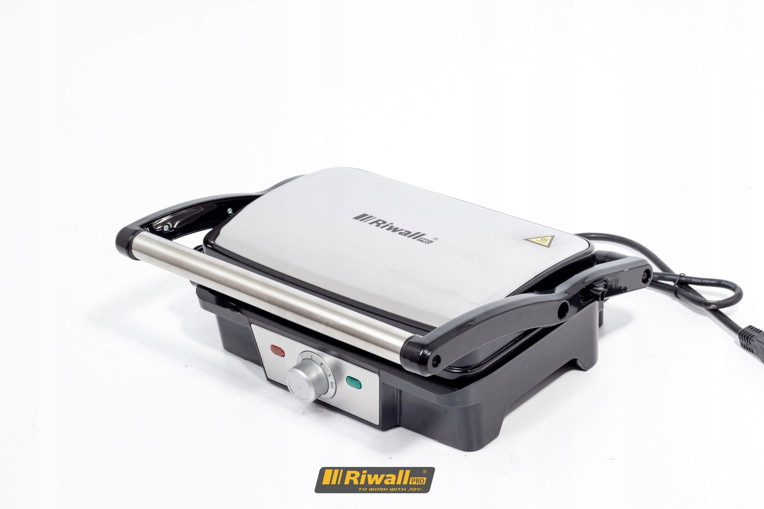 ELECTRIC GRILL SANDWICH TOASTER PANIN FOLDING TOASTER RIWALL RGR-01 Power 1500 W
