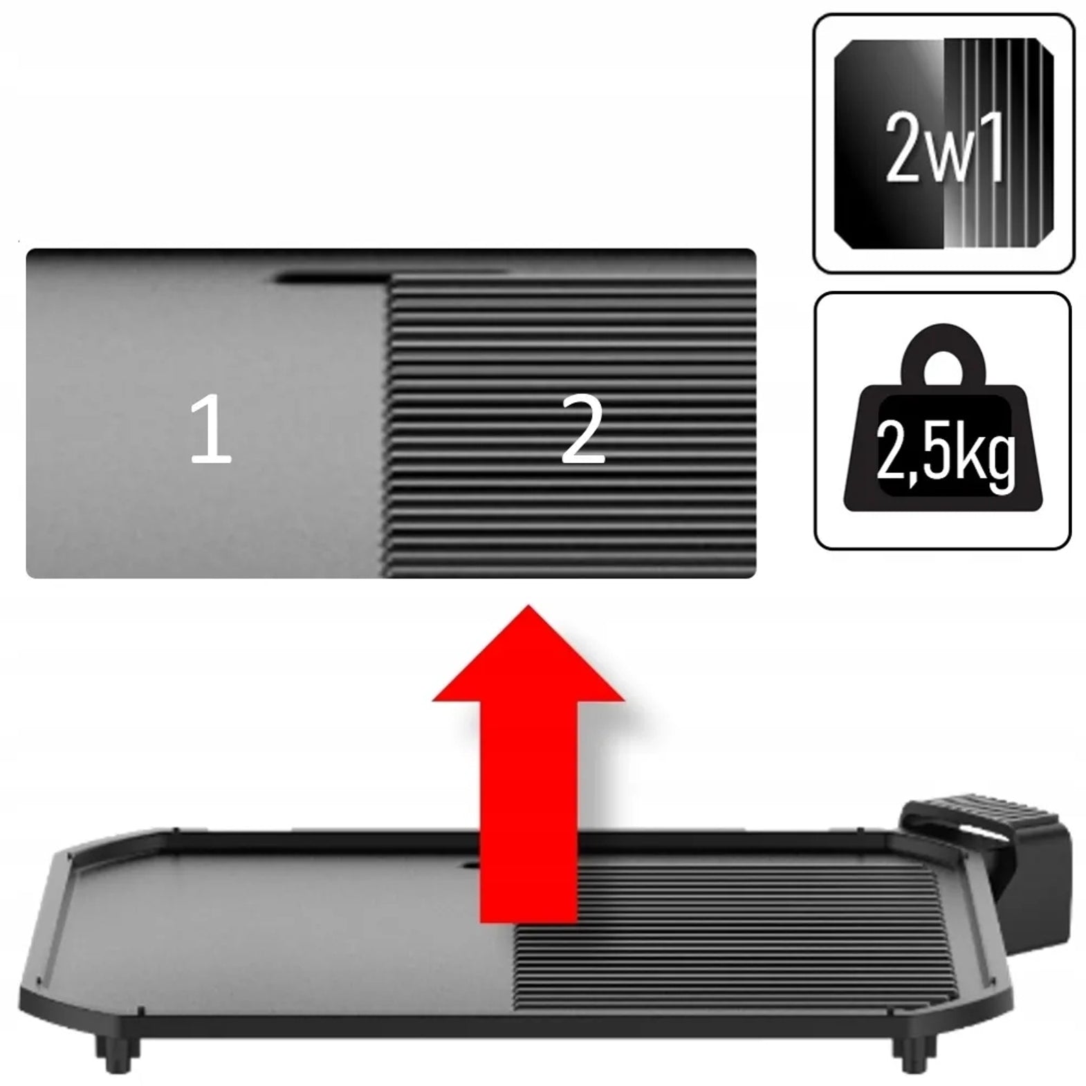ELECTRIC GRILL Smokeless GARDEN Standing 3050W 6in1 + COVER + THERMOMETER Temperature control yes