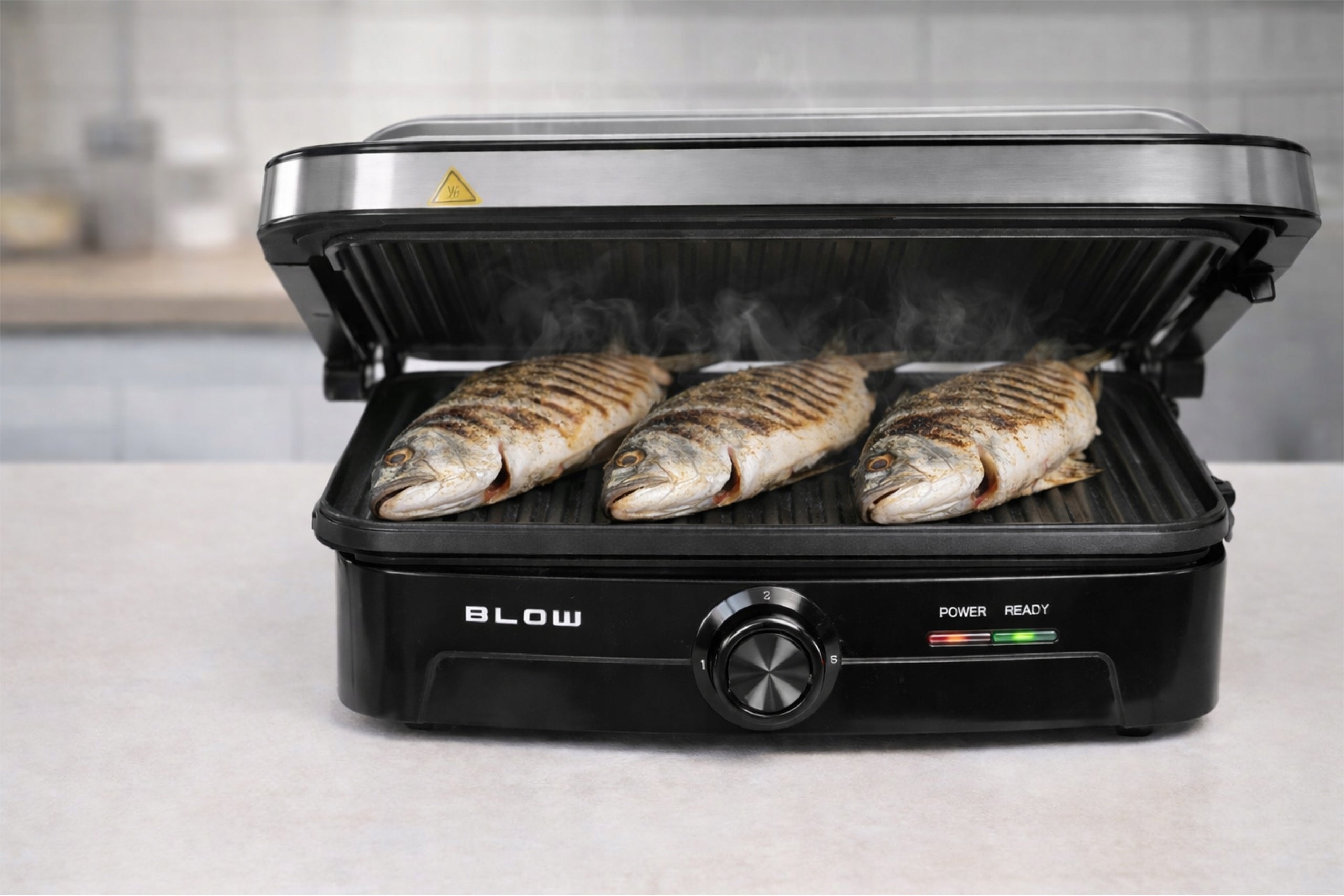 ELECTRIC GRILLING TOASTER FOLDING 180 STRONG 2500W Temperature control yes