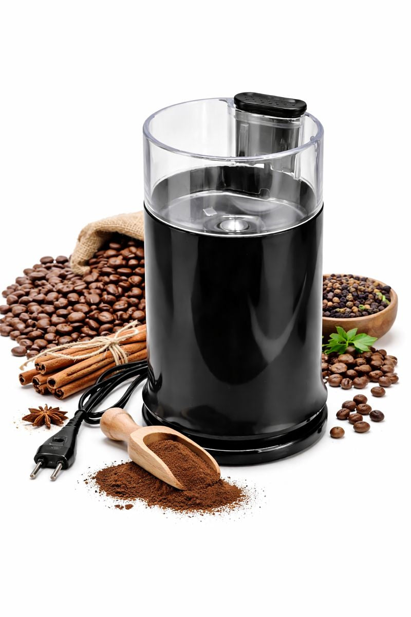 ELECTRIC GRINDER FOR GRINDING COFFEE NUTS SPICES POWERFUL 200W