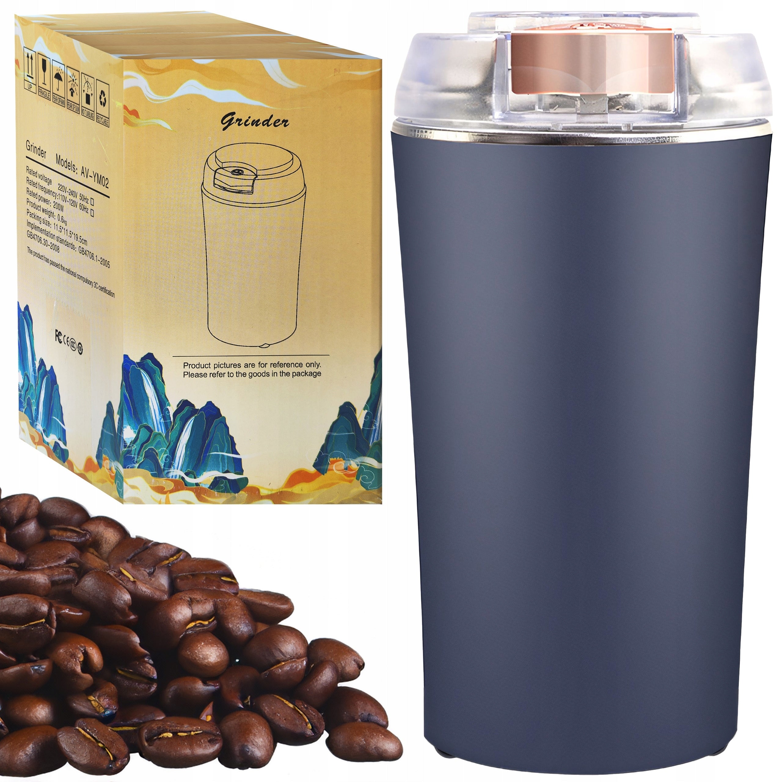 ELECTRIC GRINDER FOR GRINDING FLAXSEED SPICES