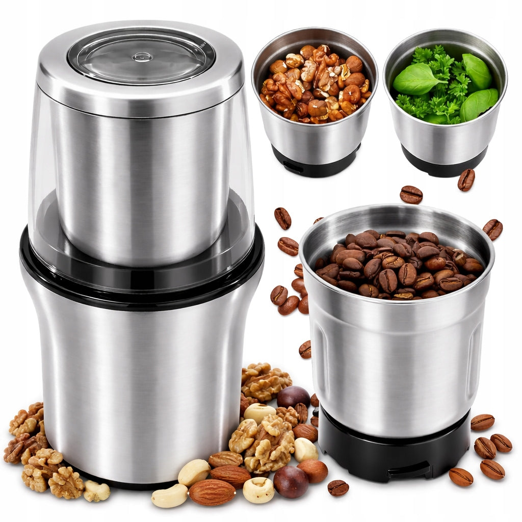 ELECTRIC GRINDER PROFICOOK 200W FOR COFFEE HERBS SPICES NUTS STEEL