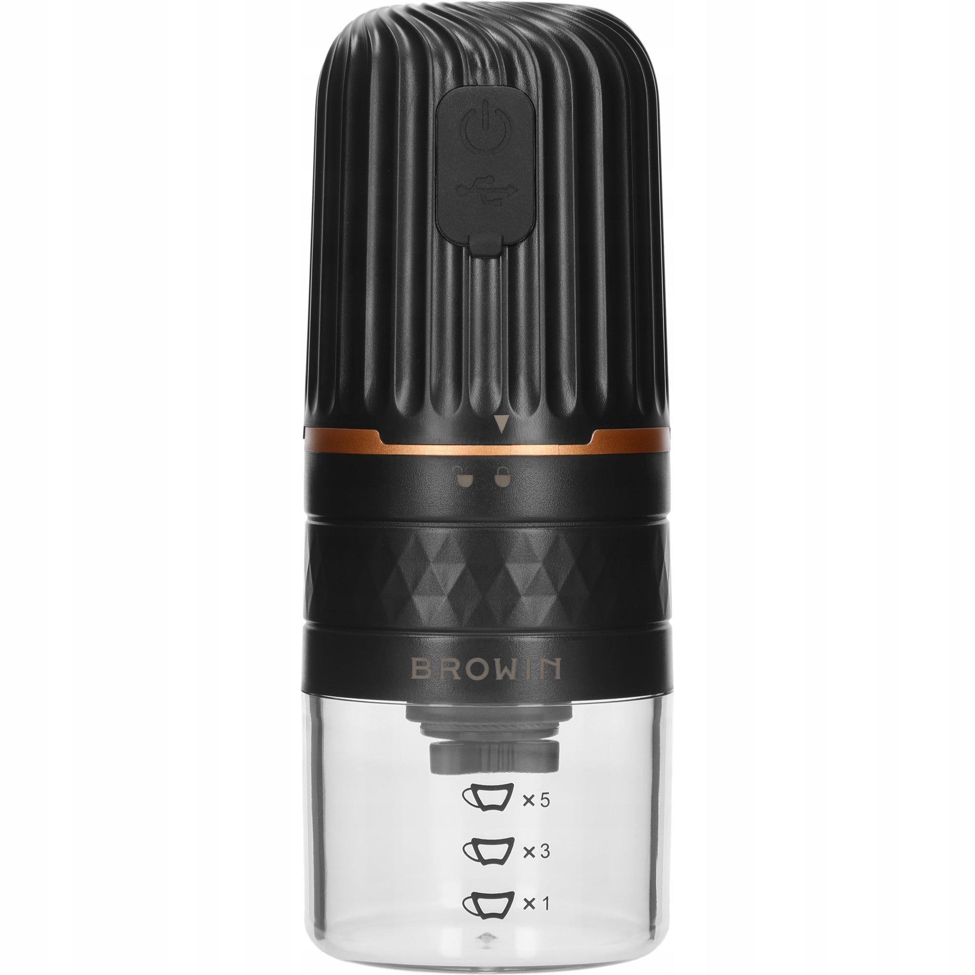 ELECTRIC GRINDER WIRELESS FILAMENT USB ADJUSTMENT MAX COFFEE AROMA! Packaging status original