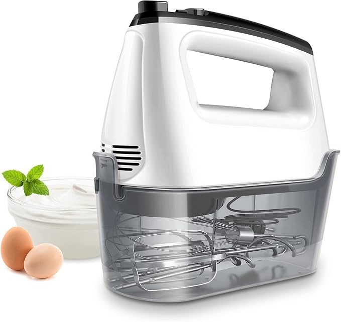 ELECTRIC HAND MIXER WHISK 6 SPEED TWOMEOW
