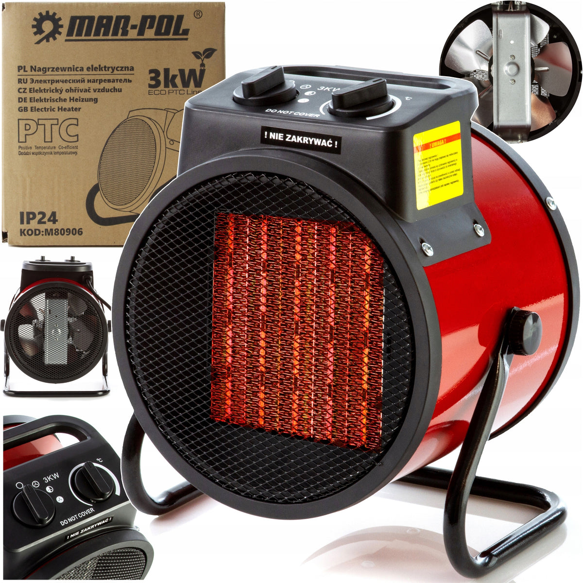 ELECTRIC HEATER 3000W HEATER FAN HEATER FARELKA