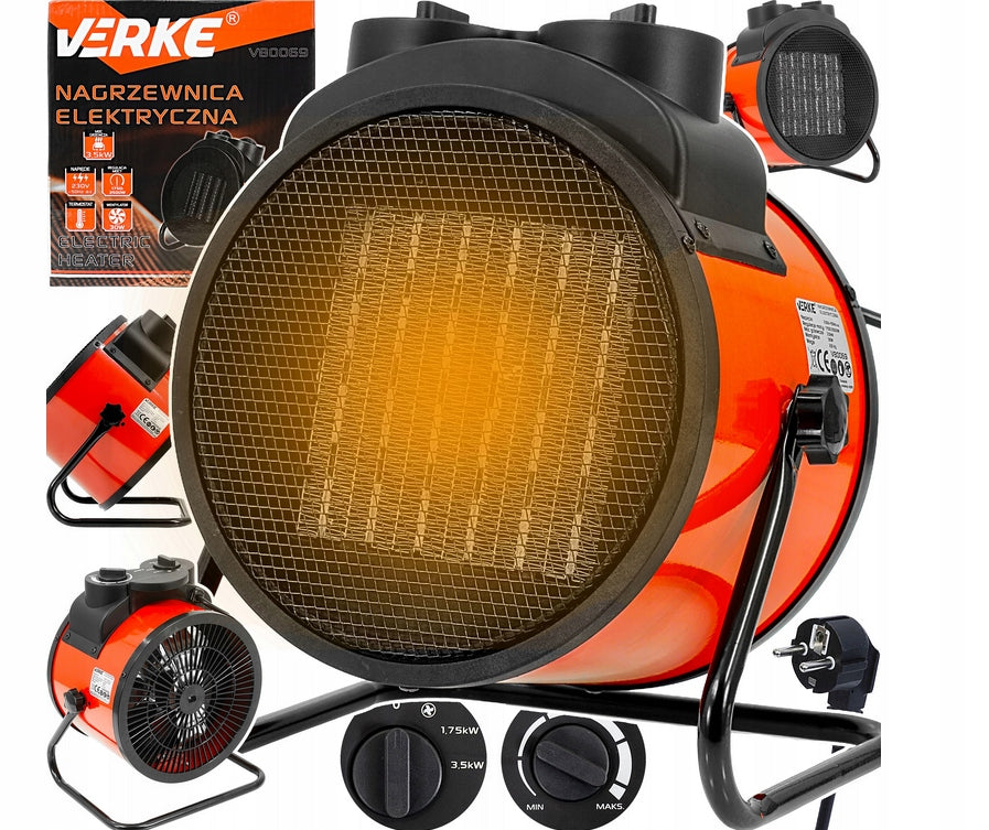 ELECTRIC HEATER 3500W FAN HEATER FAN FARELKA