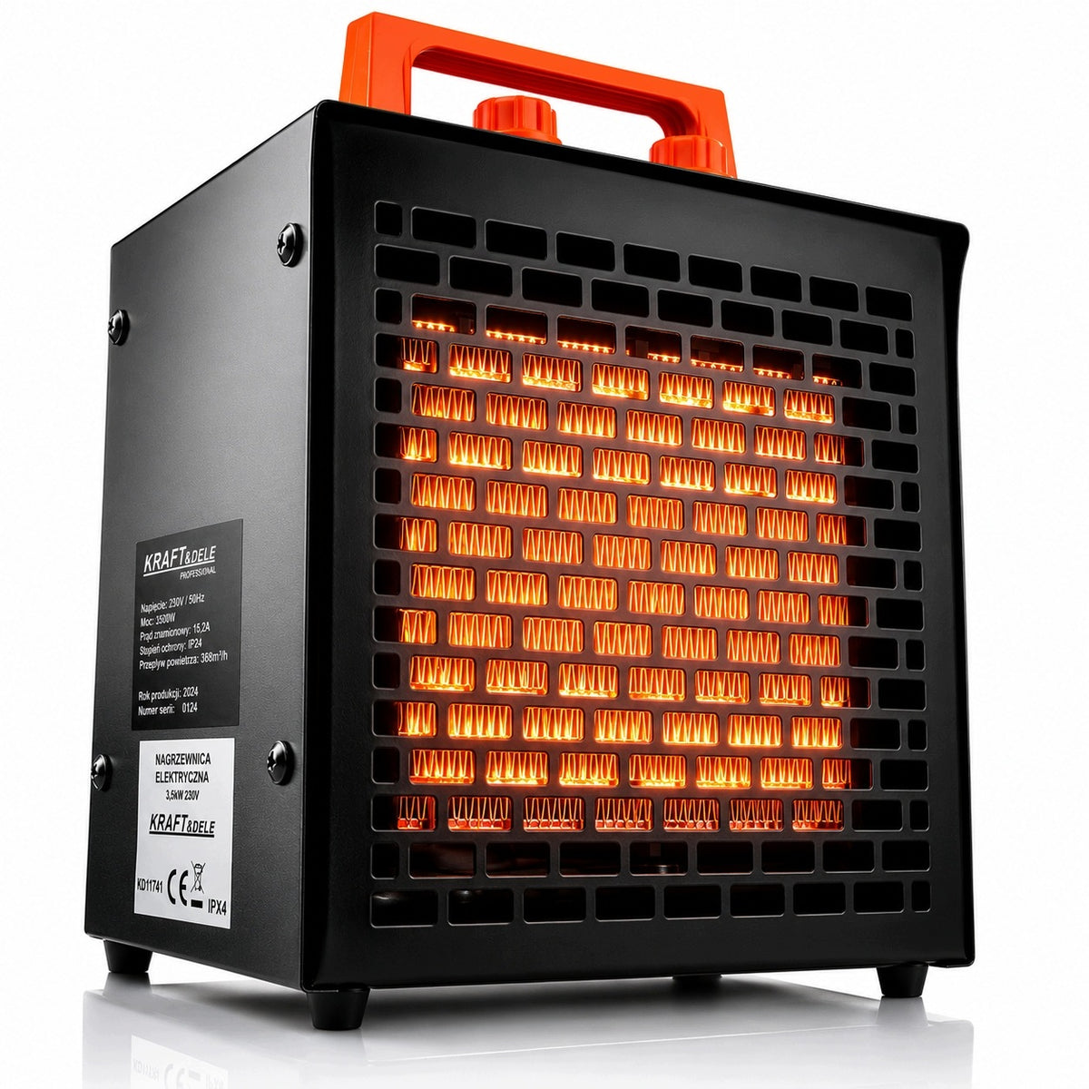 ELECTRIC HEATER FARELKA 3500W REGULATION THERMOSTAT PROFESKA
