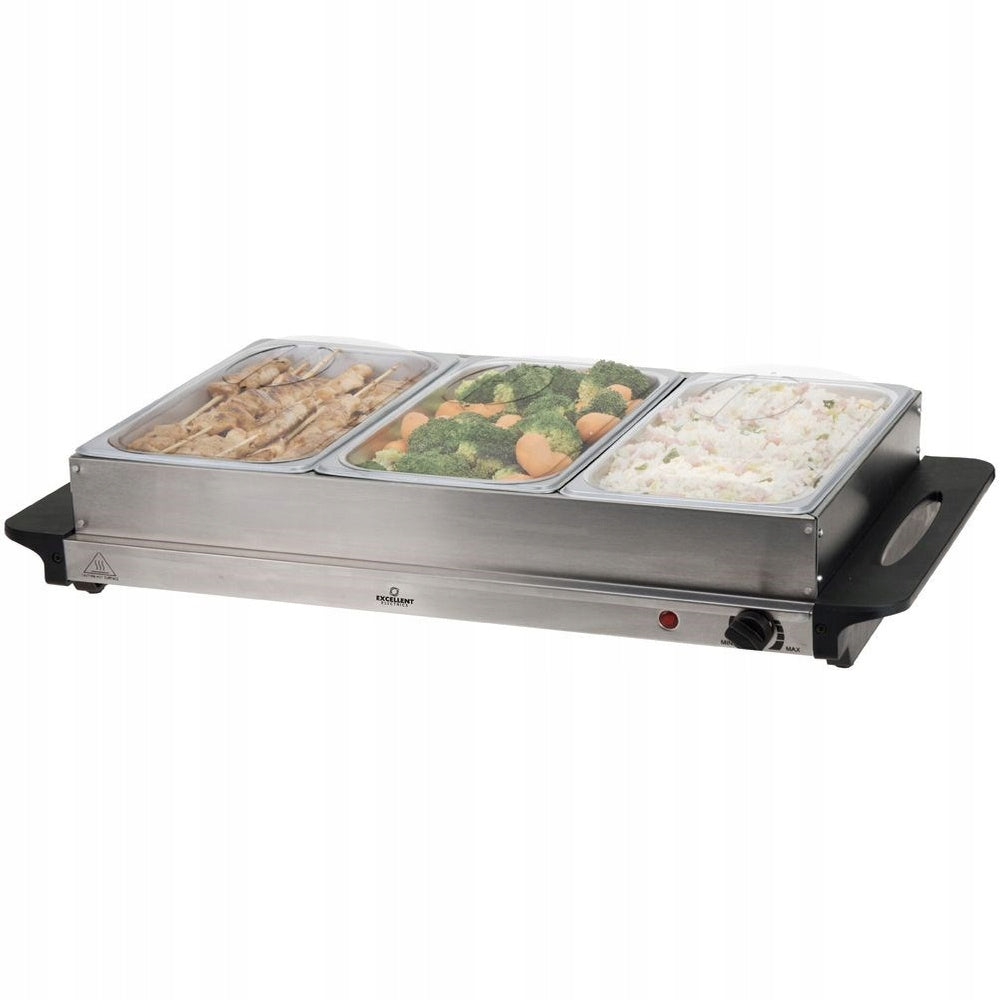 ELECTRIC HEATER FOR DISHES STEEL BUFFET HEATING PLATE 65 CM Model 4908245890515