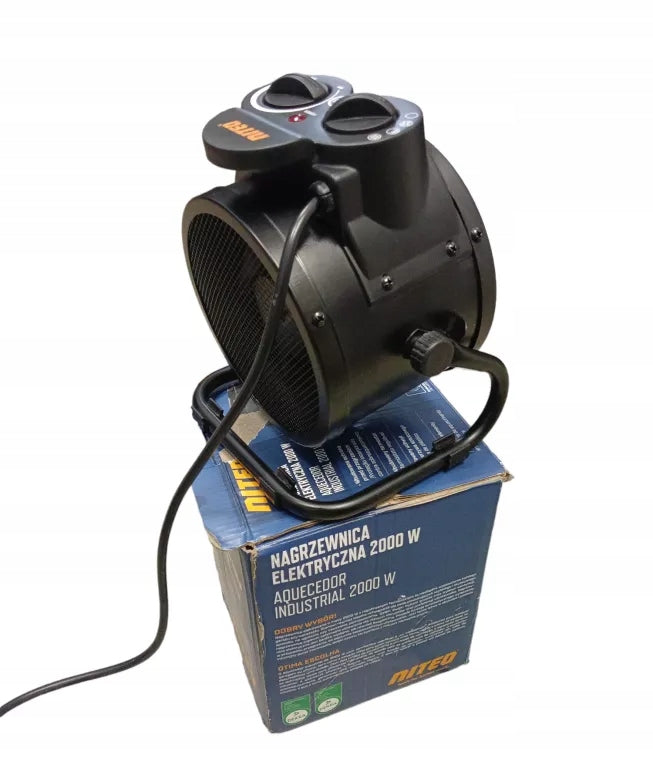 ELECTRIC HEATER THREAD PARKSIDE 2000W THERMOSTAT 3 DEGREES OF REGULATION Manufacturer code NITEO 2000W
