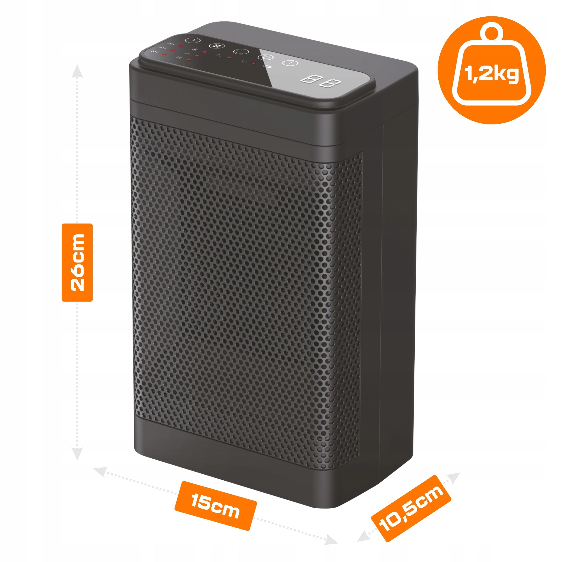 ELECTRIC HEATER ceramic convector fan FARELKA 1500W EAN (GTIN) 5904413394068