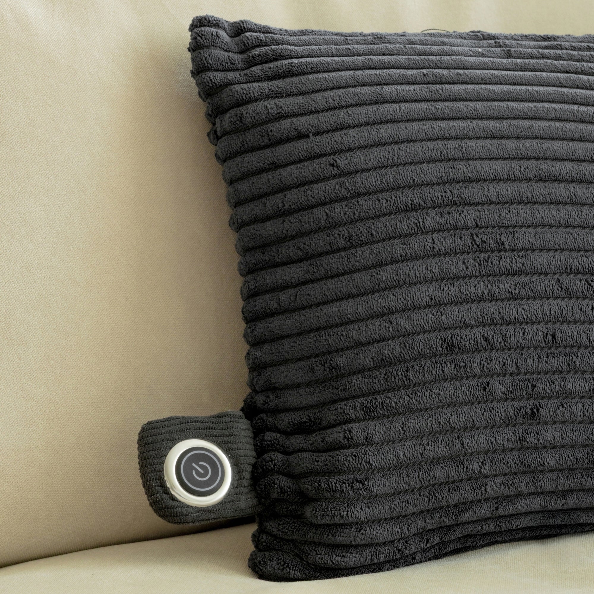 ELECTRIC HEATING CUSHION 50X30cm USB-C 3 levels of heating Manufacturer code Poduszka grzewcza CUSHION BLACK 50x30