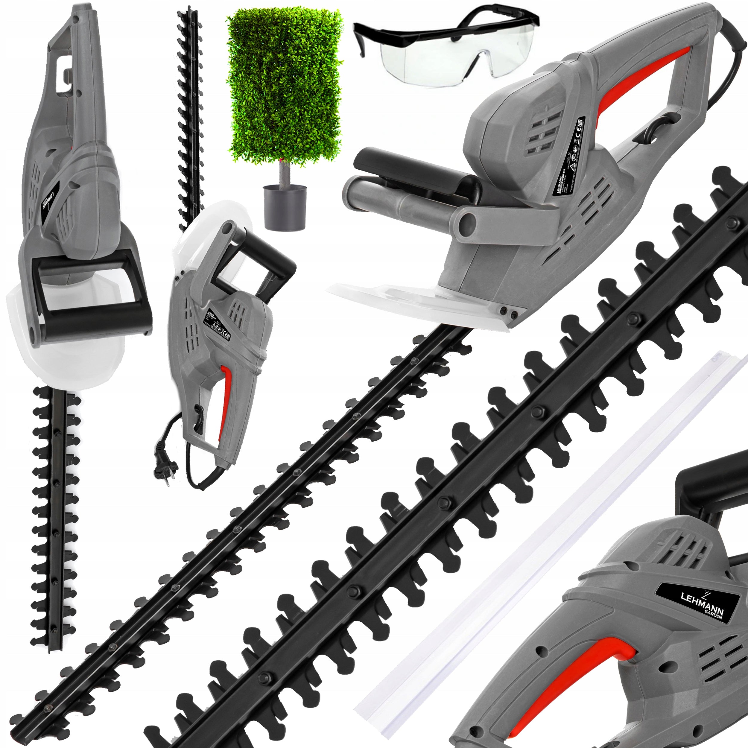 ELECTRIC HEDGE SHEARS FOR BRANCH BUSHES PRUNING SHEAR LEHMANN 1500W 50cm