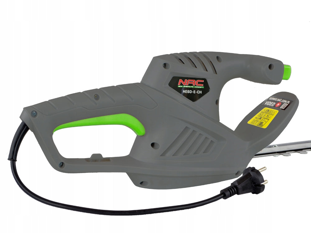 ELECTRIC HEDGE TRIMMER NAC POWER 600 IN BLADE LENGTH 55 CM STRONG Maximum cut branch thickness 16 mm