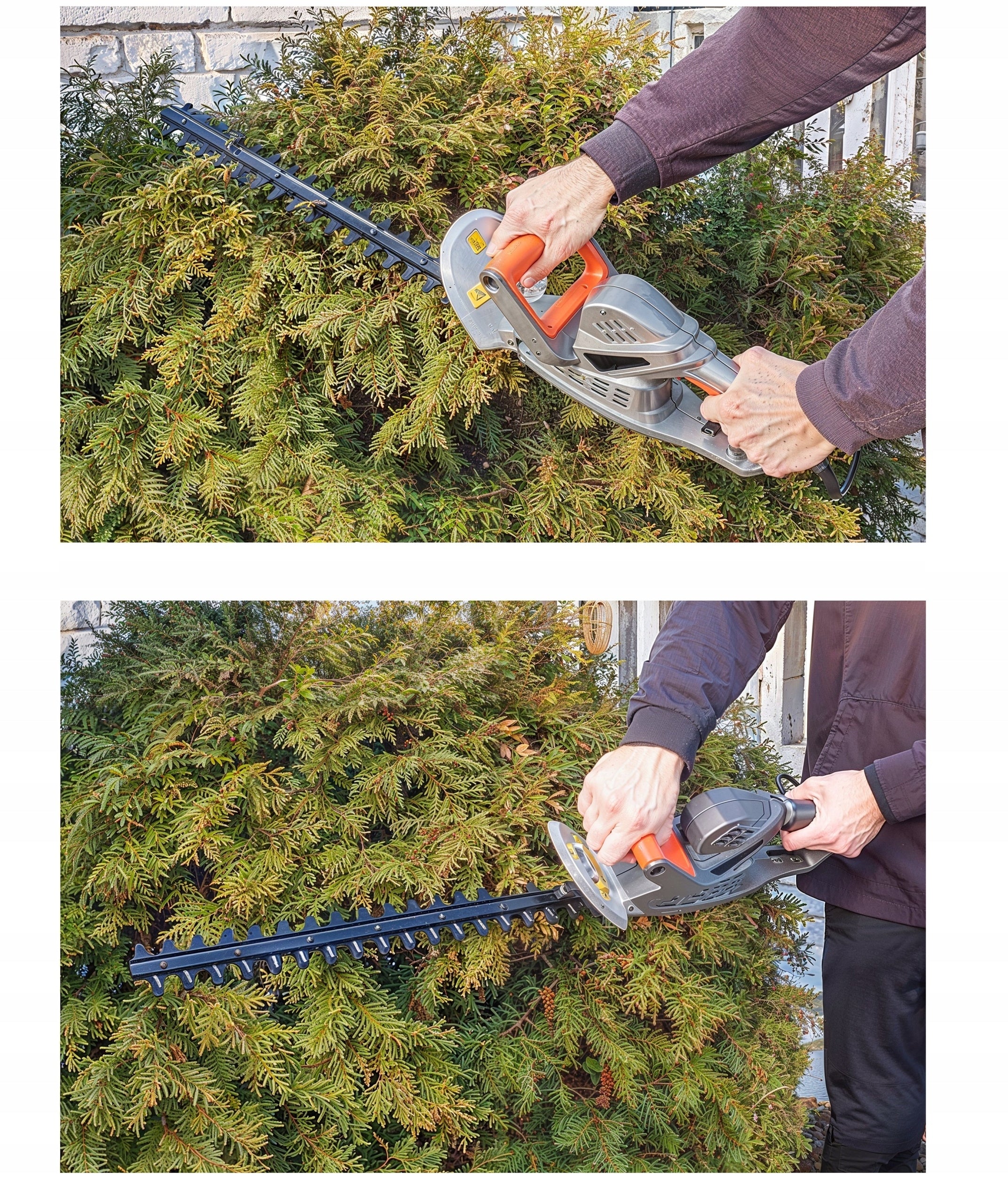 ELECTRIC HEDGE TRIMMER SHRUB 45CM 1500W Product weight with unit packaging 3 kg