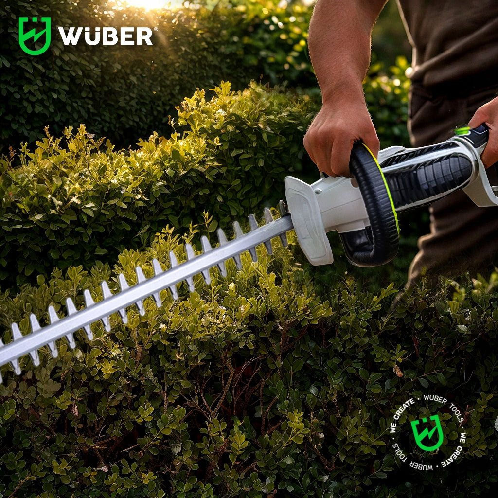 ELECTRIC HEDGE TRIMMERS FOR CUTTING BUSHES PRUNING BRANCHES WUBER Maximum cut branch thickness 24 mm