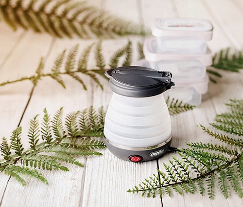 ELECTRIC HIKING KETTLE PORTABLE COMPACT 0,6L FOLDING 9cm 750W Manufacturer code Czajnik turystyczny elektryczny MESKO HOME