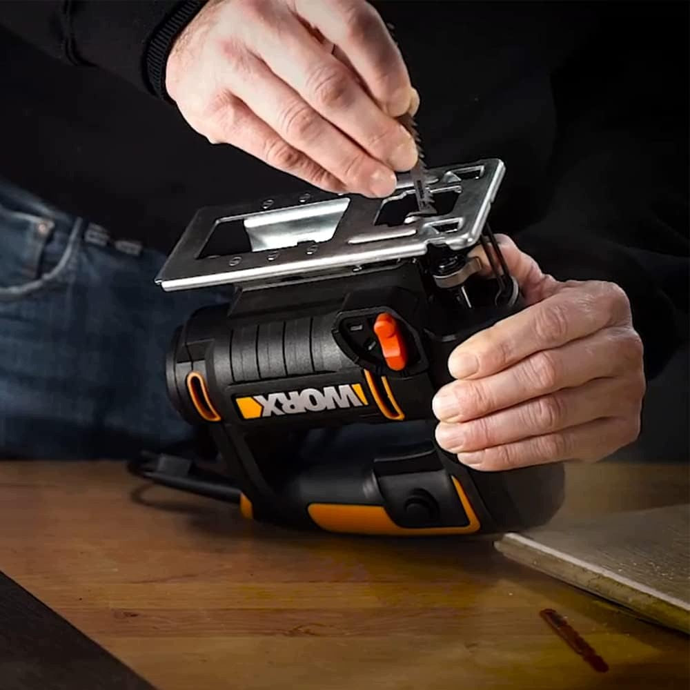 ELECTRIC JIGSAW Worx WX477 FOR METAL WOOD CUTTER +BRUSHES Brand Worx
