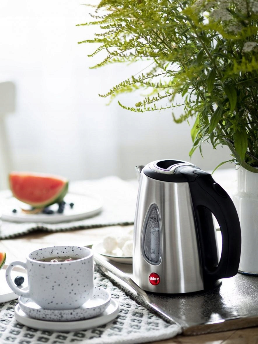ELECTRIC KETTLE 1L STEEL LED 1500W SMALL TOURIST CS10 ELDOM Manufacturer code CS10