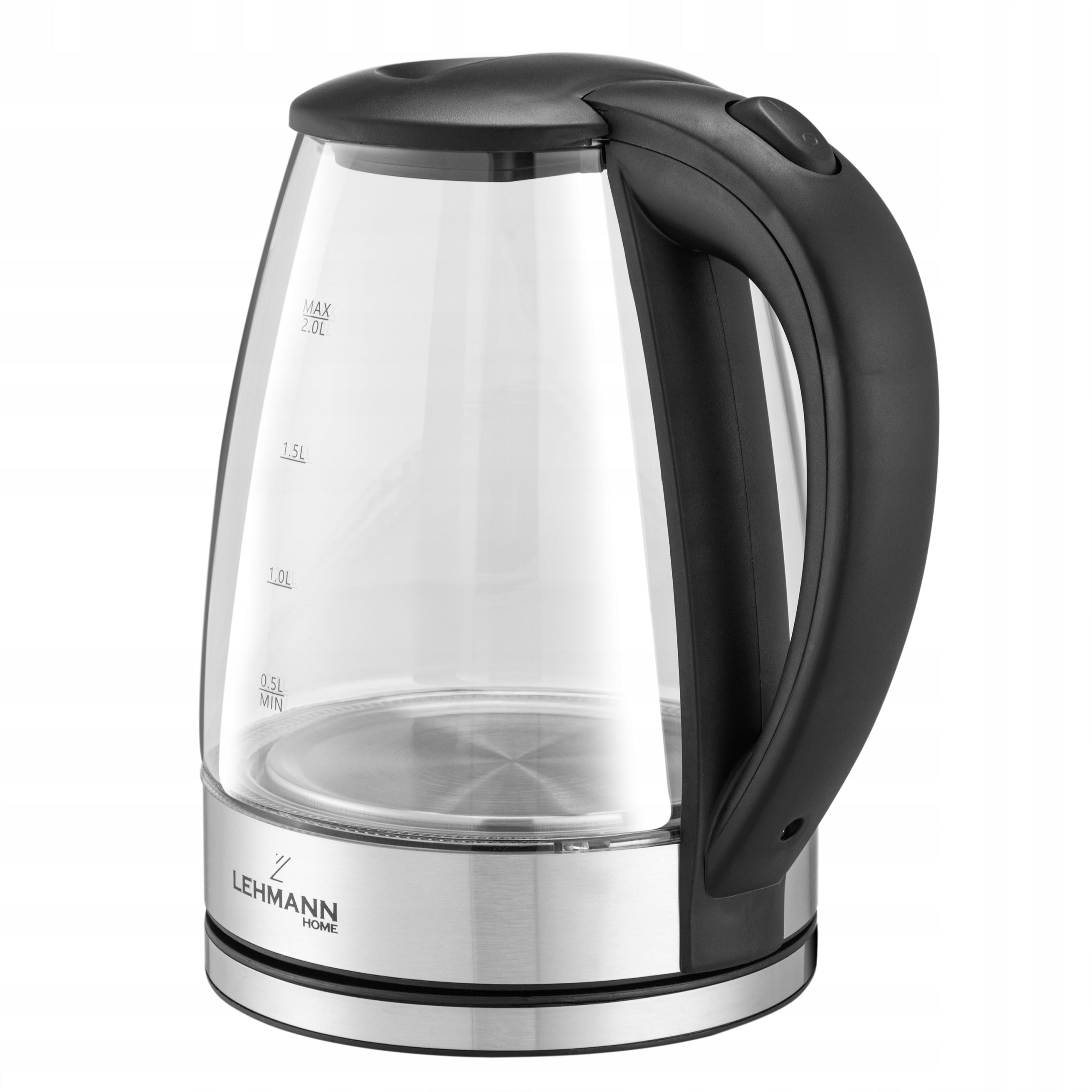 ELECTRIC KETTLE GLASS WIRELESS BACKLIT WITH LED 2L POWERFUL 2200W Manufacturer code LHOEK-2220