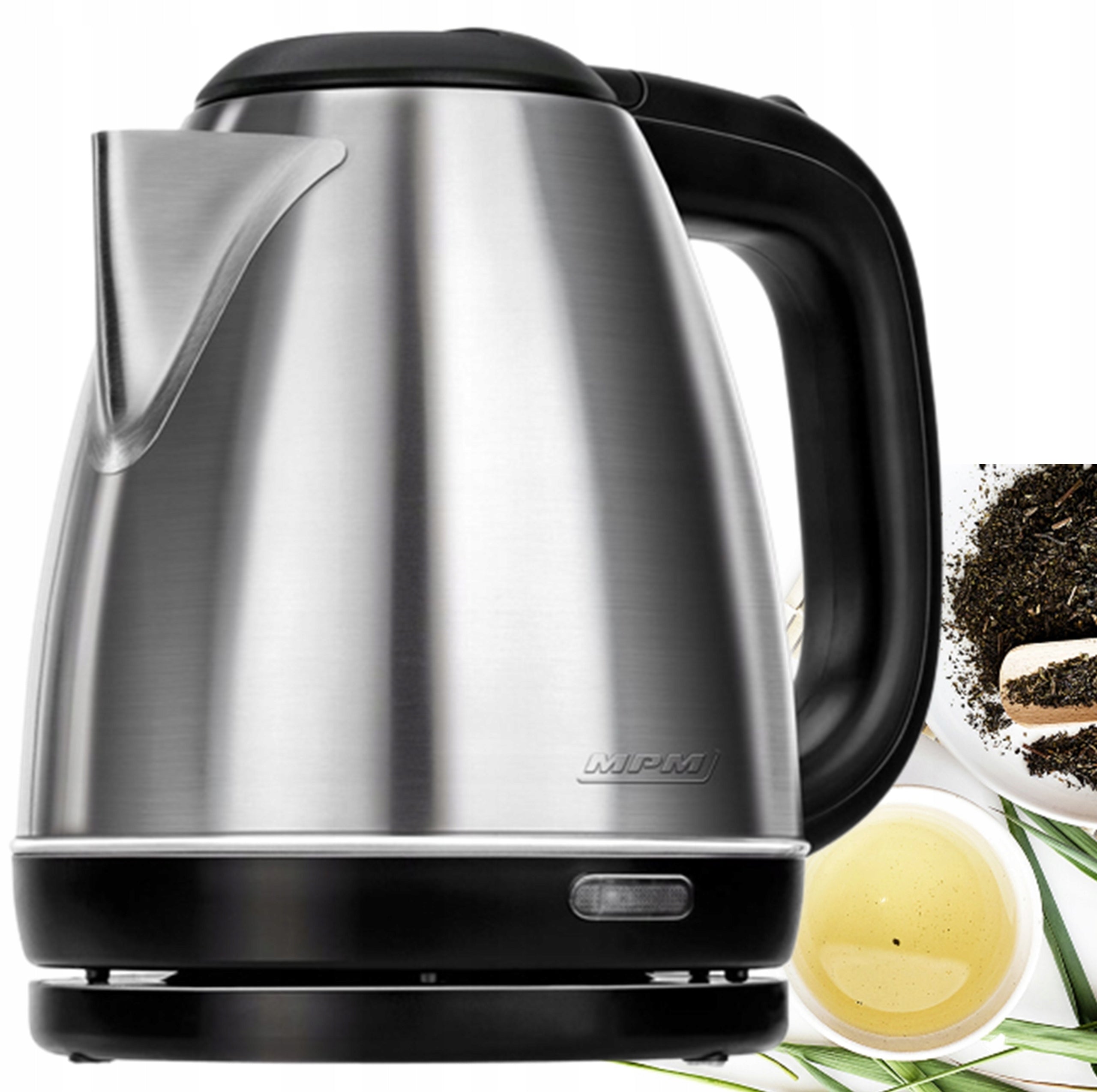 ELECTRIC KETTLE SILVER STEEL 1L 1600W