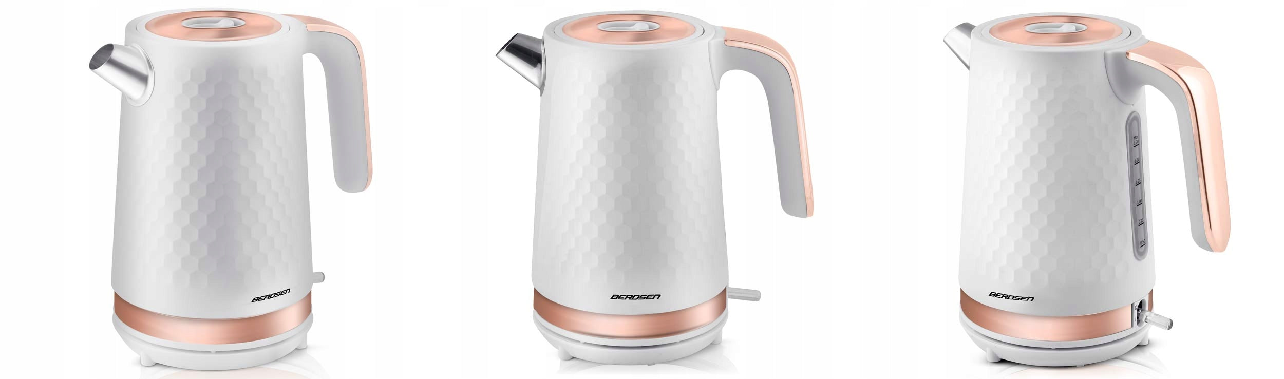 ELECTRIC KETTLE WIRELESS FASHIONABLE 1,7L BERDSEN Manufacturer code 370502