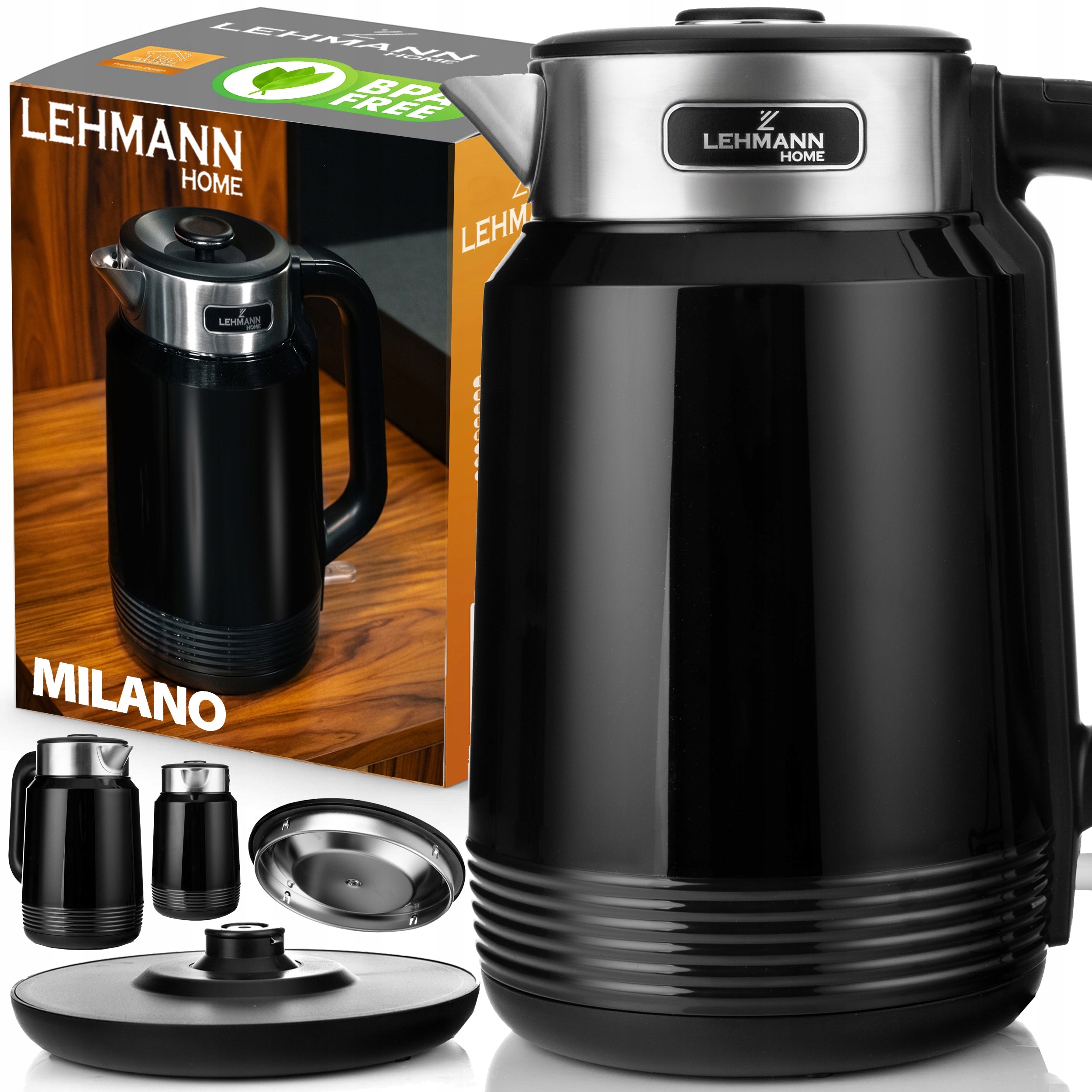 ELECTRIC KETTLE WIRELESS POWER 2200W WITHOUT UNNECESSARY FRILLS 2L THERMOS