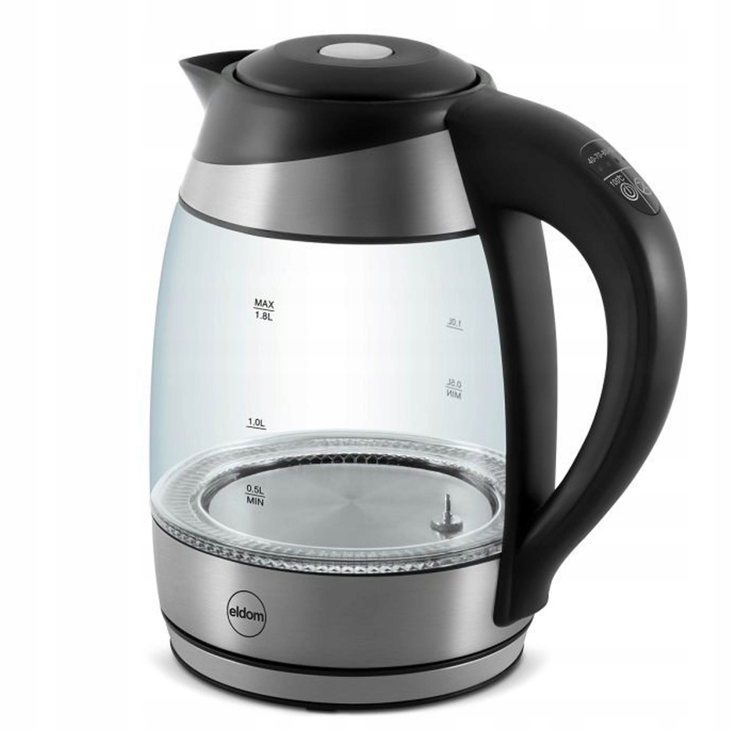 ELECTRIC KETTLE WITH TEMPERATURE CONTROL 1,8L WIRELESS 2200W