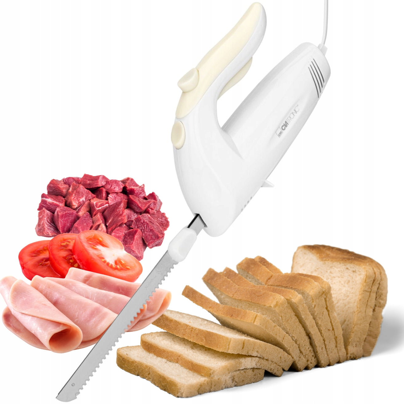 ELECTRIC KNIFE BREAD KEBAB GYROSA CLATRONIC EM30