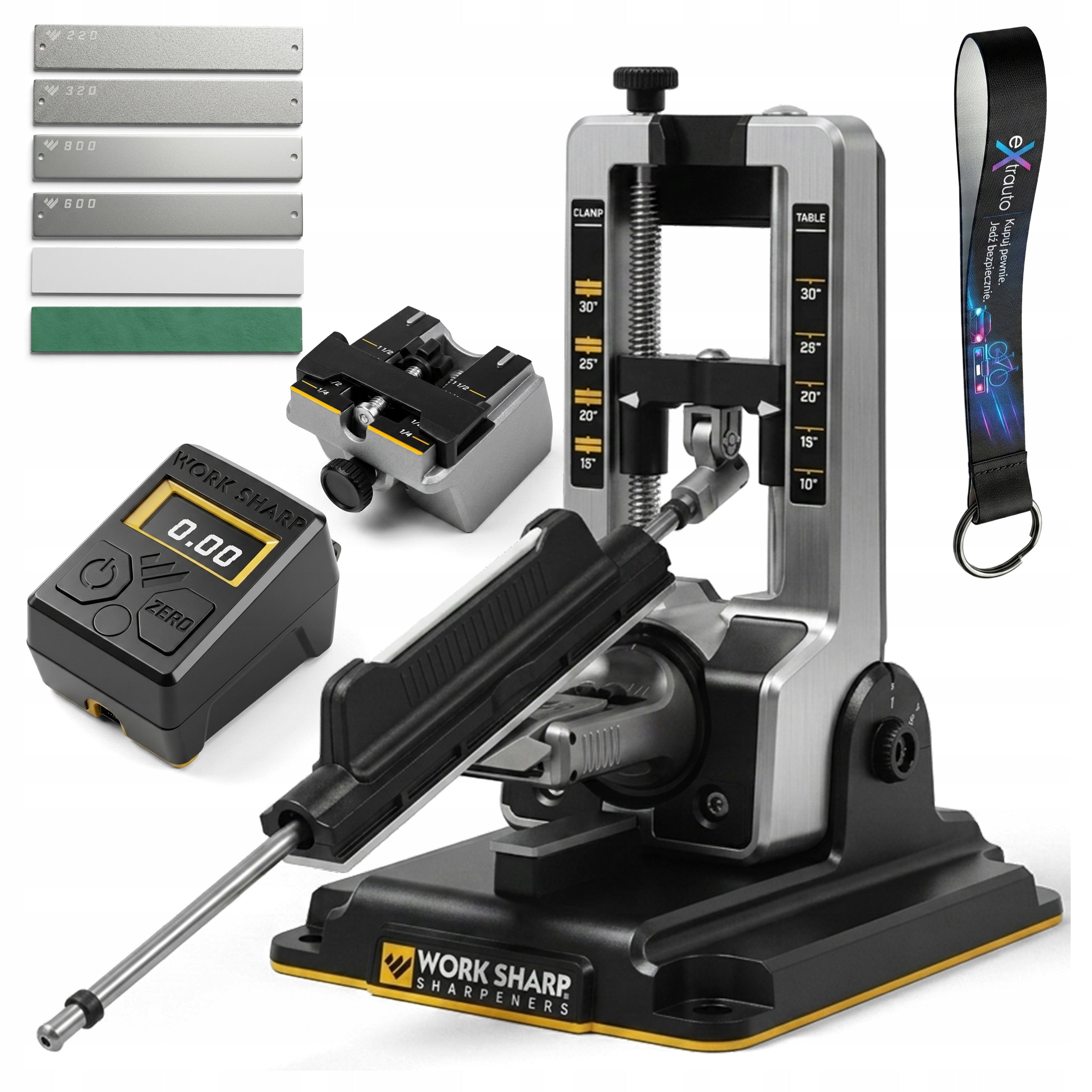 ELECTRIC KNIFE SHARPENER WORK SHARP Professional Precision Adjust + LANYARD