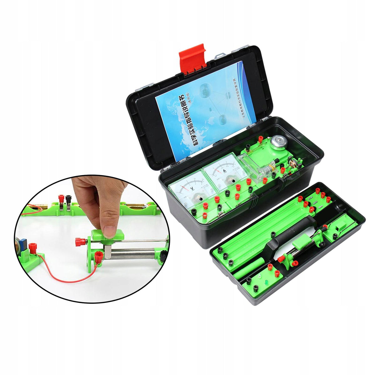 ELECTRIC LABORATORY EDUCATIONAL SET SMALL ELECTRONICS FOR CHILDREN Packaging status original