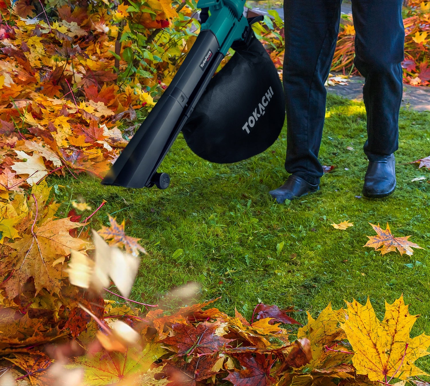 ELECTRIC LEAF BLOWER 3500W GARDEN 3IN1 VACUUM CLEANER SHREDDER 45L Output 13.2 m3/min