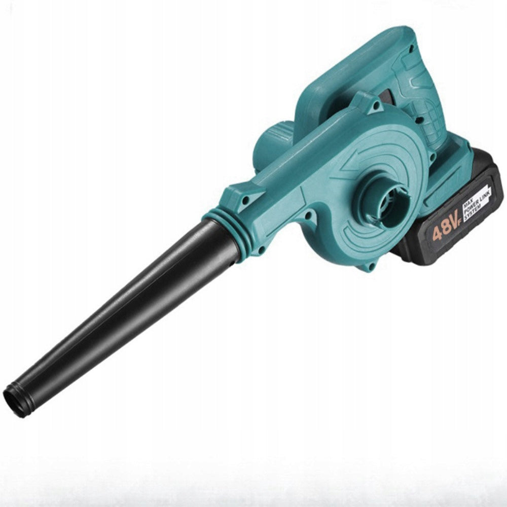 ELECTRIC LEAF BLOWER GARDEN 2IN1 VACUUM CLEANER SHREDDER + 18V BATTERIES x2