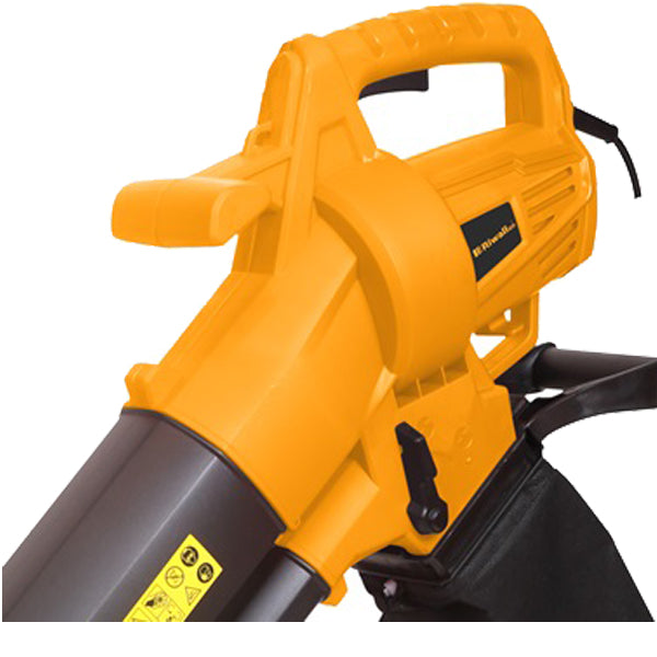ELECTRIC LEAF VACUUM CLEANER 45L Riwall REBV3200E SHREDDER Air velocity 266 km/h
