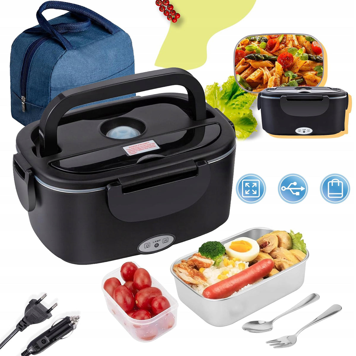 ELECTRIC LUNCH BOX, 220V/12V/24V, ELECTRIC HEATING BOX