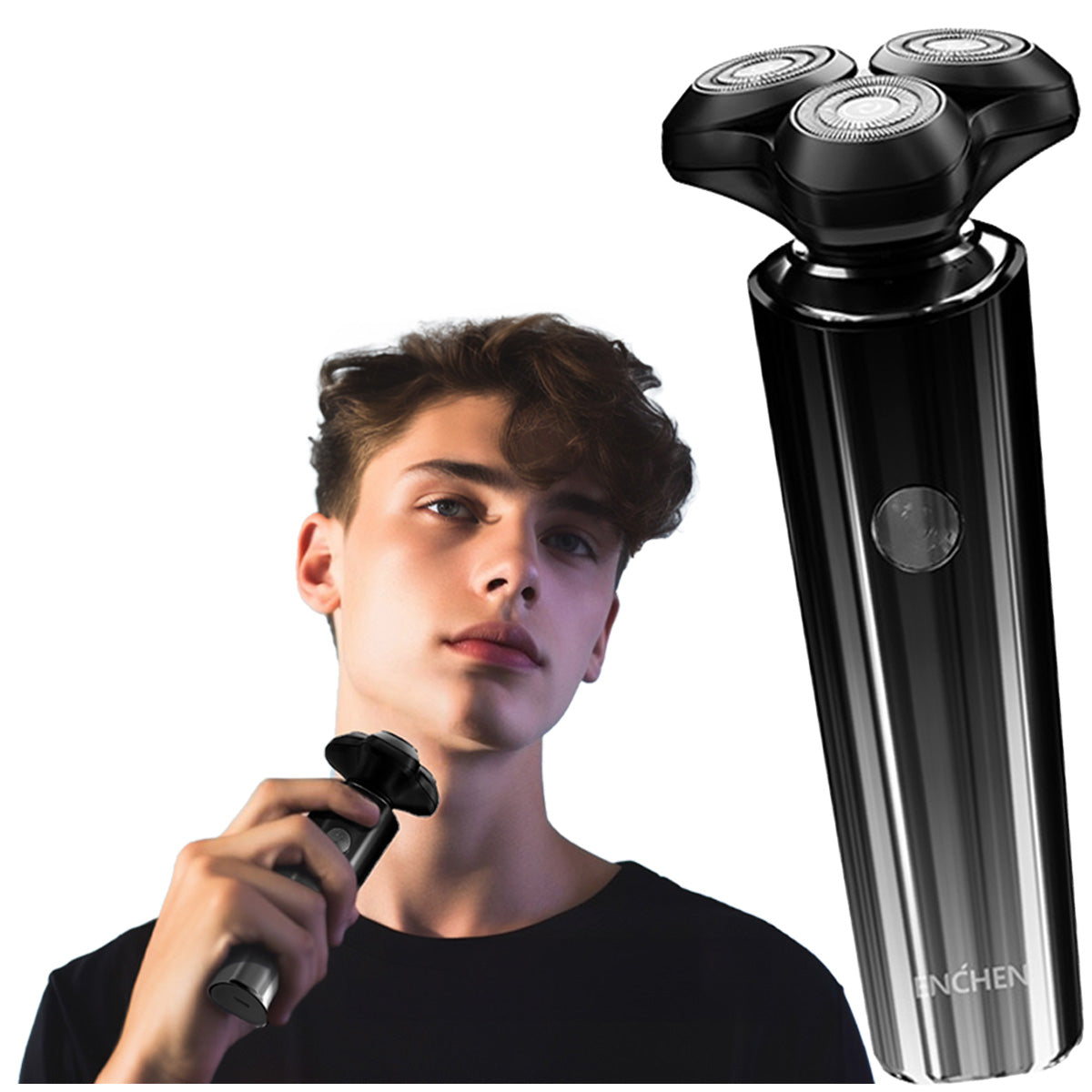 ELECTRIC MACHINE ENCHEN X8 BEARD Shaving SHAVER WIRELESS Wireless operating time 60 min