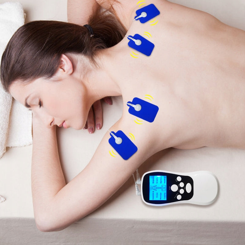 ELECTRIC MASSAGE DEVICE TENS LCD 8 PROGRAMS Size universal