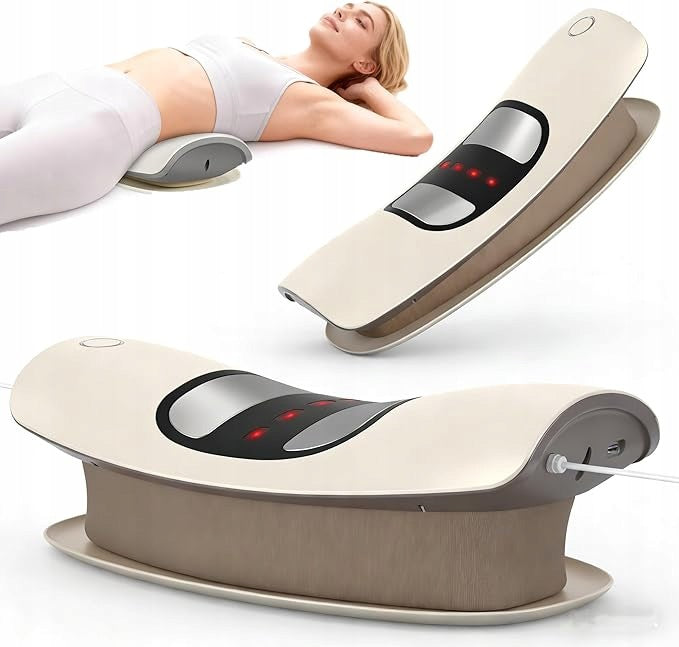 ELECTRIC MASSAGER OF LUMBAR VERTEBRAE BACK TRACTION DEVICE