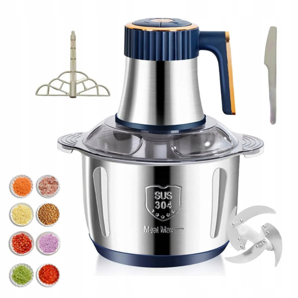 ELECTRIC MEAT AND VEGETABLE MIXER MULTIFUNCTION STEEL 5L