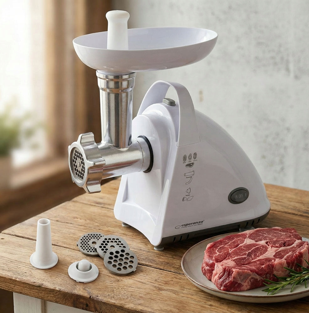 ELECTRIC MEAT GRINDER 2200W SAUSAGE MAKING MACHINE Grinding efficiency 2 kg/min