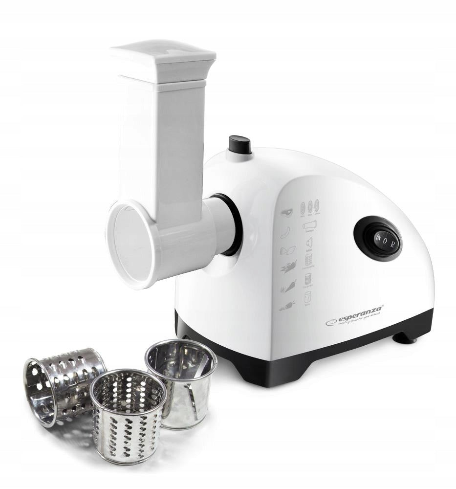 ELECTRIC MEAT GRINDER ESPERANZA RISSOLE 3 SIEVES + CAPS Brand Esperanza