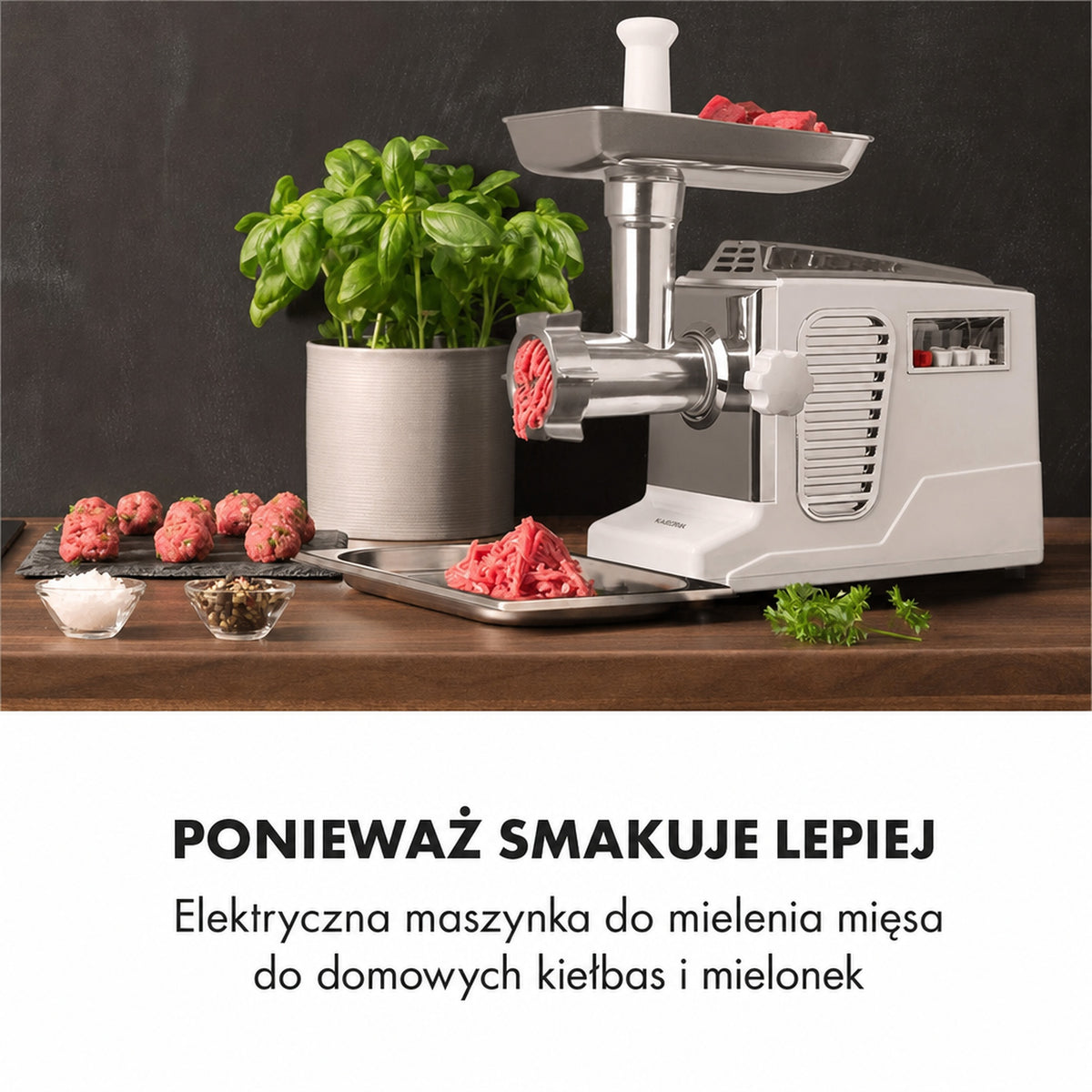 ELECTRIC MEAT GRINDER KLARSTEIN 700 IN SAUSAGE STUFFER Brand Klarstein