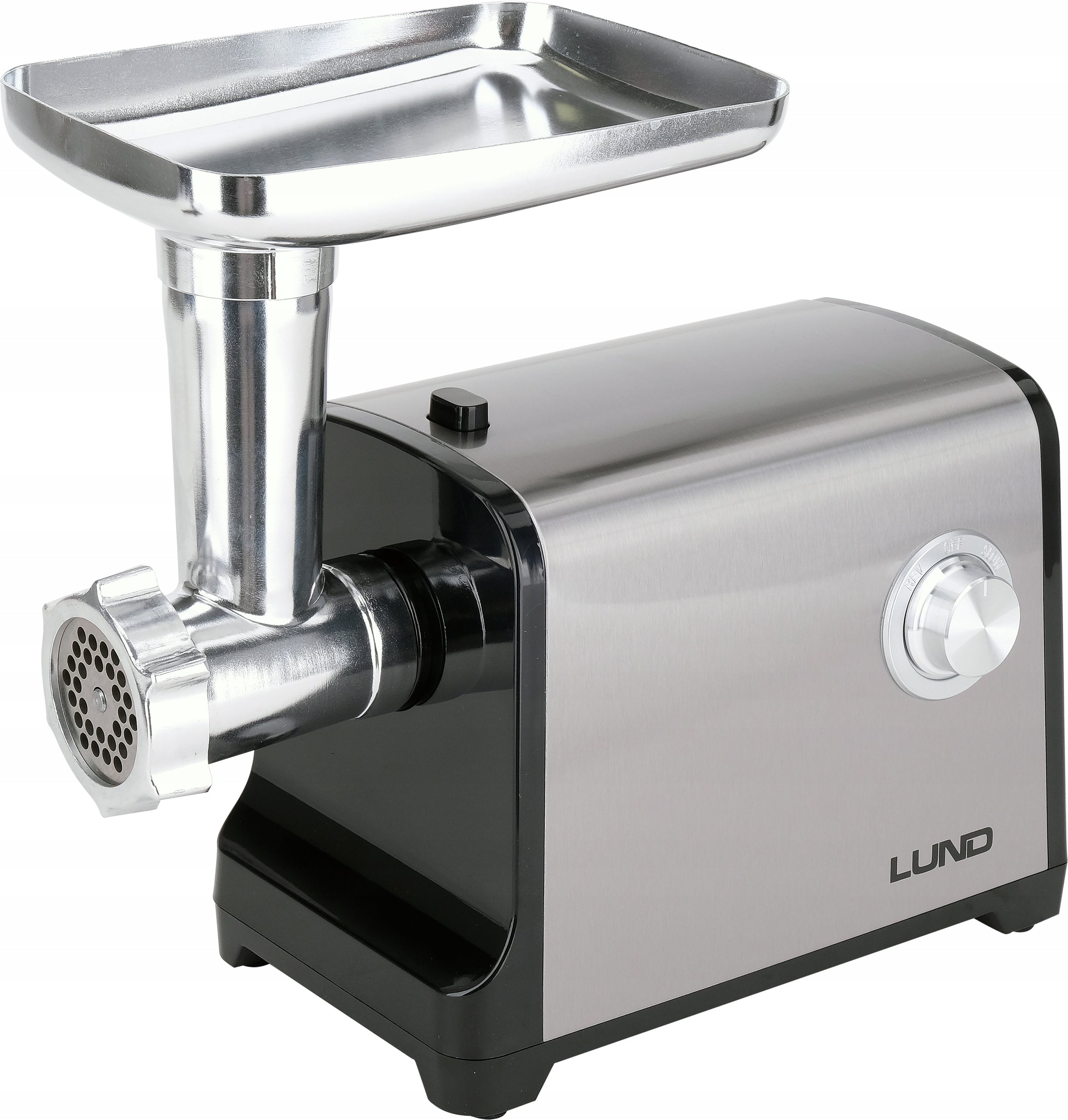 ELECTRIC MEAT GRINDER LUND 350W SAUSAGE KEBBE 3 STRAINERS Brand Lund