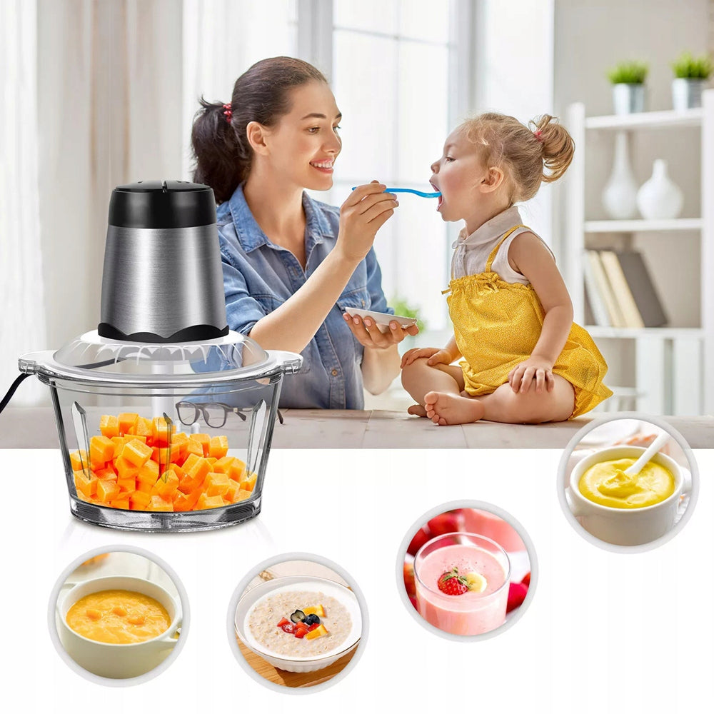 ELECTRIC MEAT GRINDER MINI-MACHINE 1,6 L 300 FOR EASY CHOPPING Brand no brand