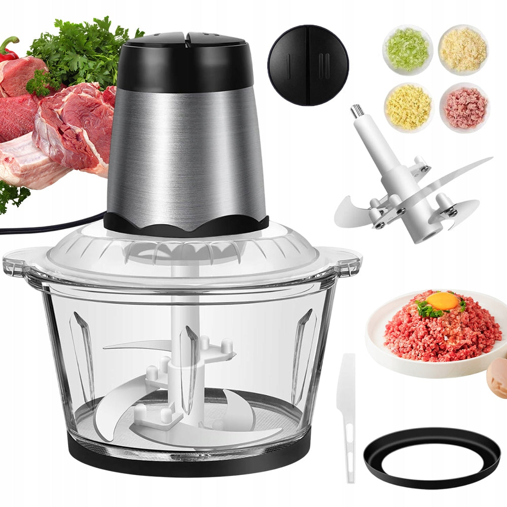 ELECTRIC MEAT GRINDER MINI-MACHINE 1,6 L 300 FOR EASY CHOPPING