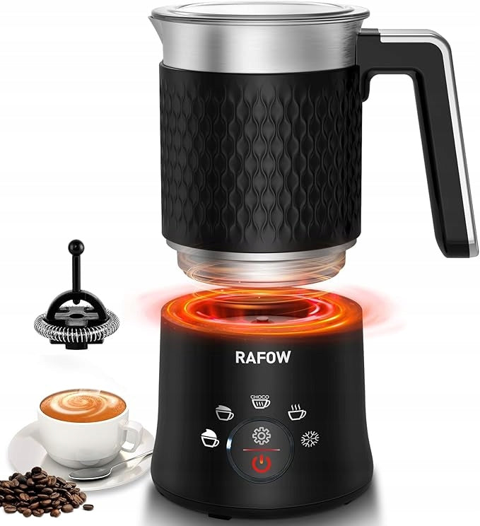 ELECTRIC MILK FROTHER 5 IN 1 REEFS 350 ML BLACK AUTOMATIC