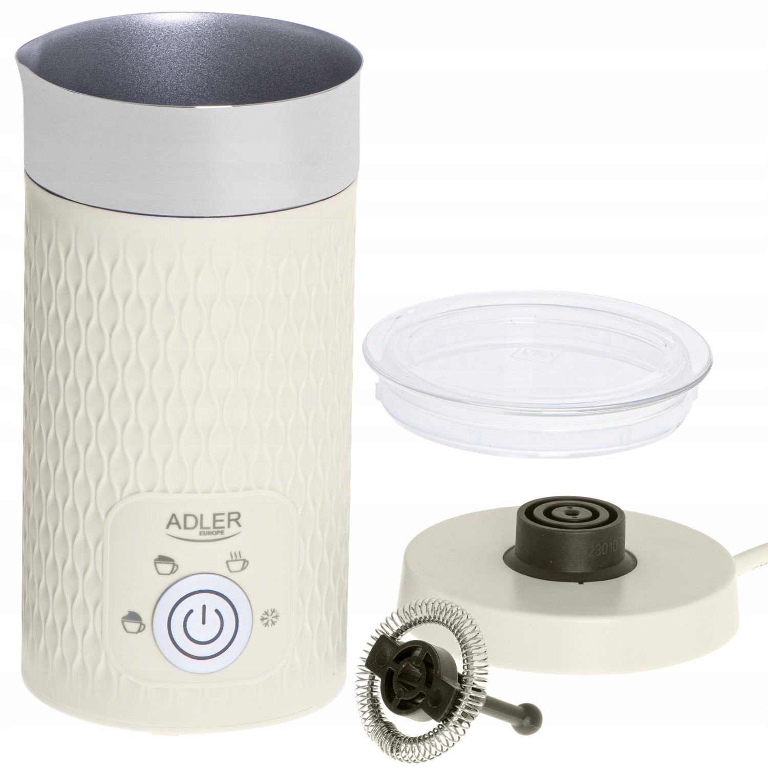 ELECTRIC MILK FROTHER HEATER 2in1 cappuccino latte 4 FUNCTIONS Brand ADLER