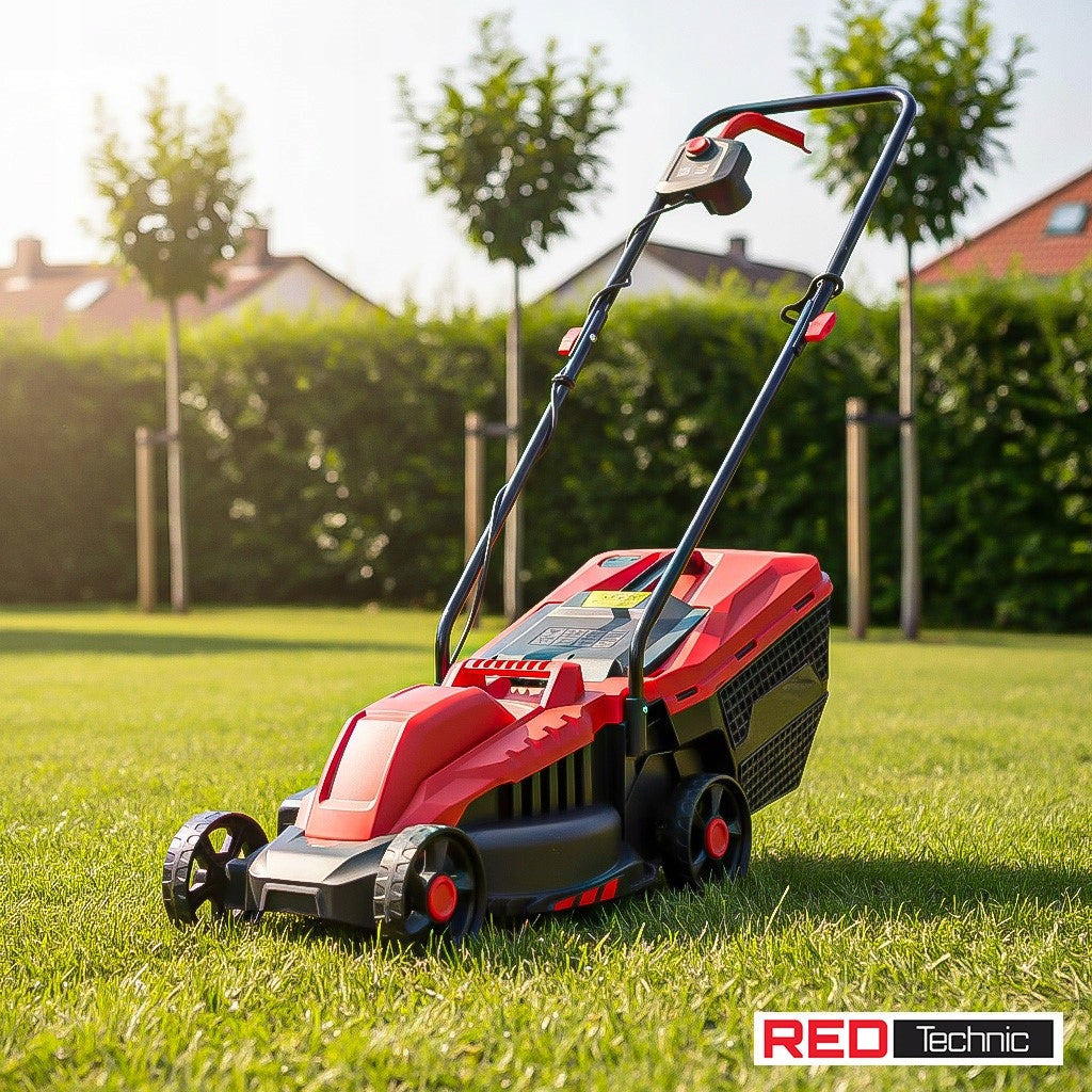 ELECTRIC MOWER 2200W 32 CM LARGE BASKET 30 L HEIGHT ADJUSTMENT LIGHT Basket with a basket