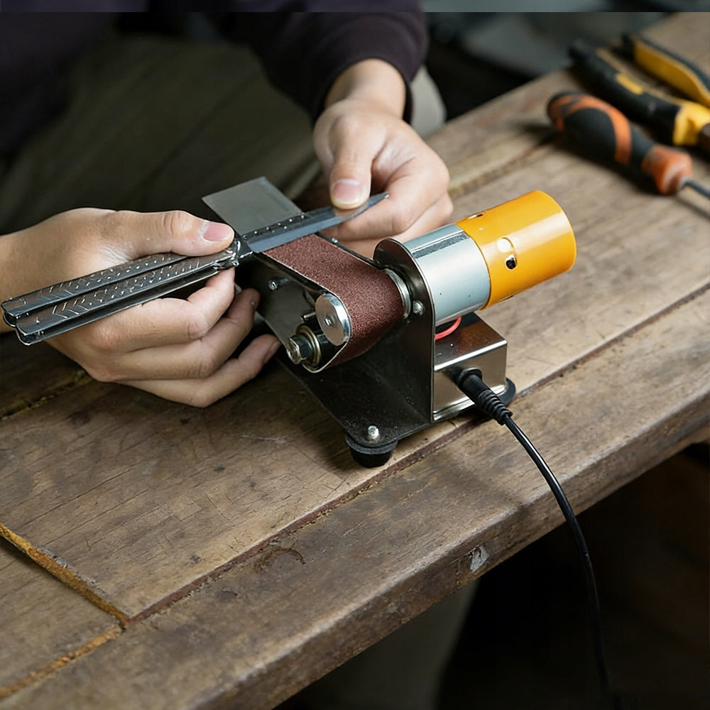 ELECTRIC MULTIFUNCTIONAL BELT SANDER METAL KNIVES RESIN 7 SPEEDS Brand no brand